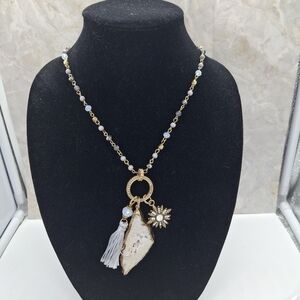 Cato 1946 32" long boho necklace